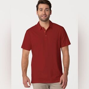 NEW Swet Tailor Mens Dark Red All In Polo